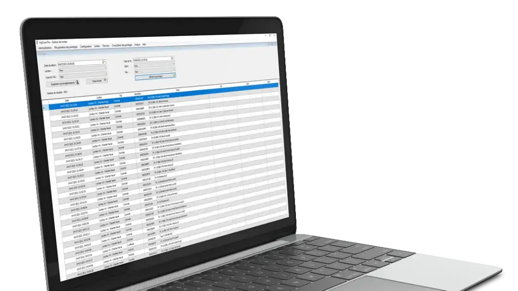 Logiciel de contrôle de ronde SI-100